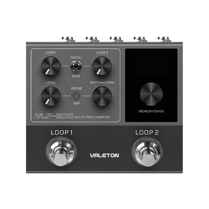 VALETON VLP-200 Looper Effetto a Pedale Stereo per Chitarra, Basso, Tastiera, Voce con Drum Machine 24 bit/48 kHz USB/MIDI Usato