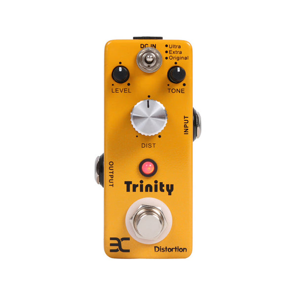 EX PEDALS TC-12 Trinity Distortion Guitar Effect Pedal Usato