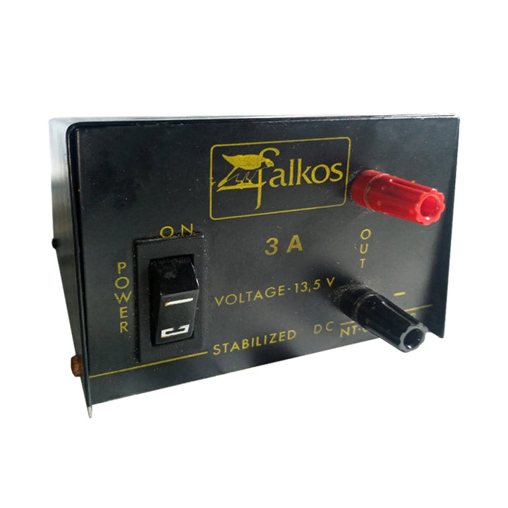 FALKOS 3A Alimentatore Trasformatore stabilizzato per Radio e Hobby 13,5V 3A NT-0050-10 Usato