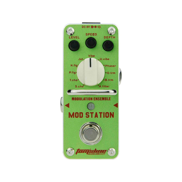TOM'S LINE ENGINEERING AMS3 Mod Station Classic 11 Mode Modulation Mini Effects Pedal Usato