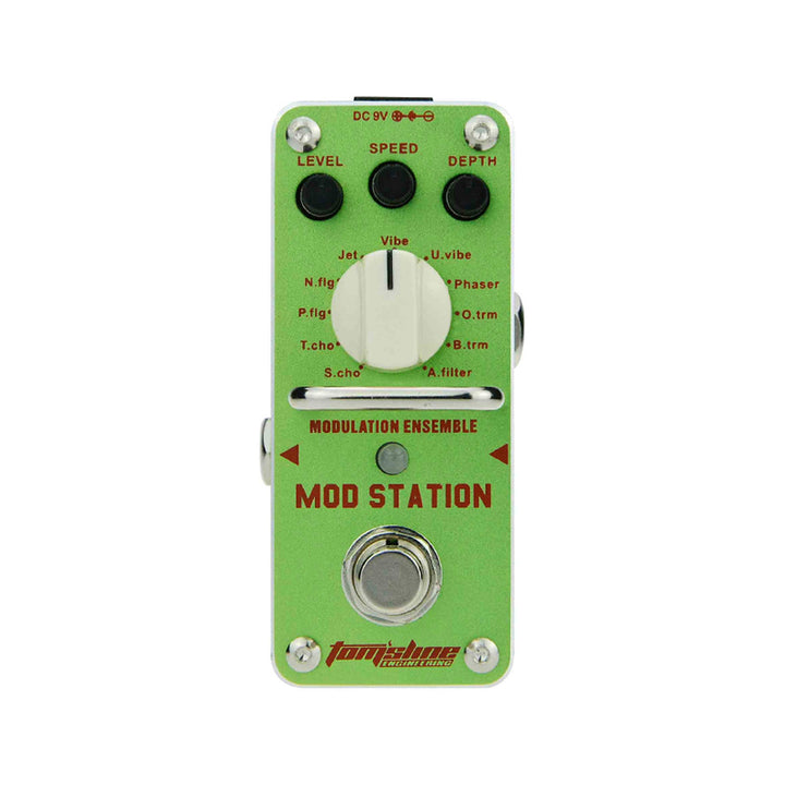 TOM'S LINE ENGINEERING AMS3 Mod Station Classic 11 Mode Modulation Mini Effects Pedal Usato