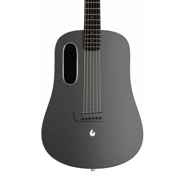 LAVA MUSIC Blue Lava Midnight Black with Airflow Bag Chitarra Acustica Elettrificata Smart con Touch Screen 3.5" + Borsa Imbottita Usato
