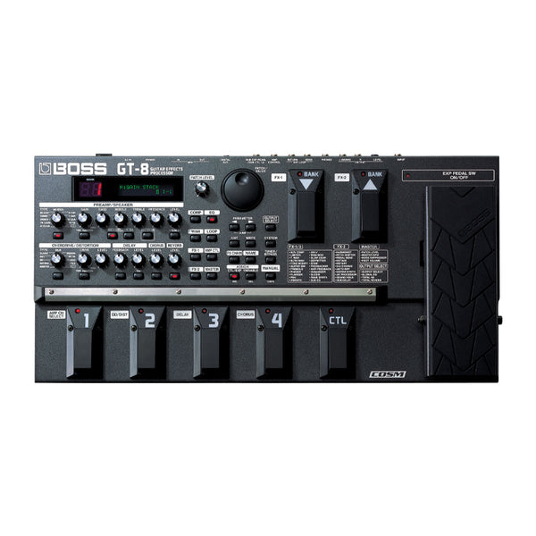 BOSS GT-8 Guitar Effects Processor Pedaliera Effetti Multiprocessore per Chitarra Usato