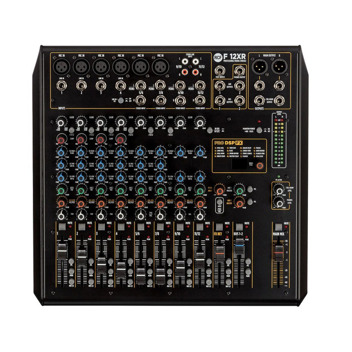 RCF F12XR Mixer 12 Canali con Effetti DSP e Interfaccia Audio USB Usato