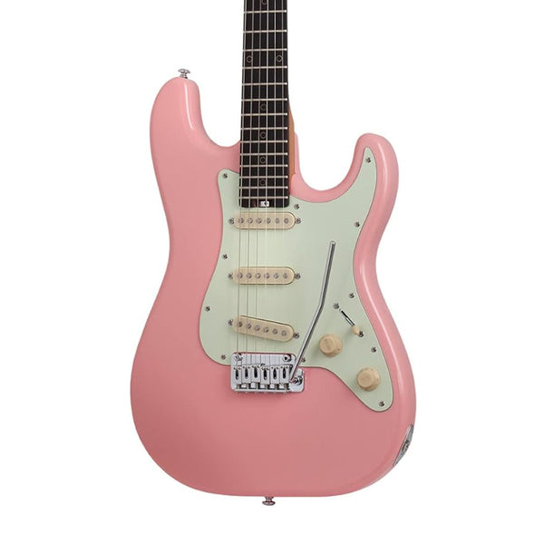 SCHECTER Nick Johnston Signature Traditional SSS Atomic Coral Electric Guitar Usato