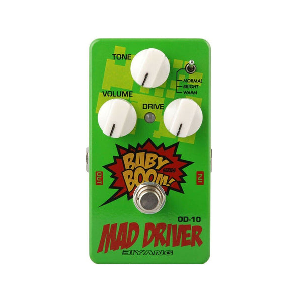 BIYANG OD-10 Baby Boom Mad Driver Effetto Overdrive a Pedale per Chitarra Usato