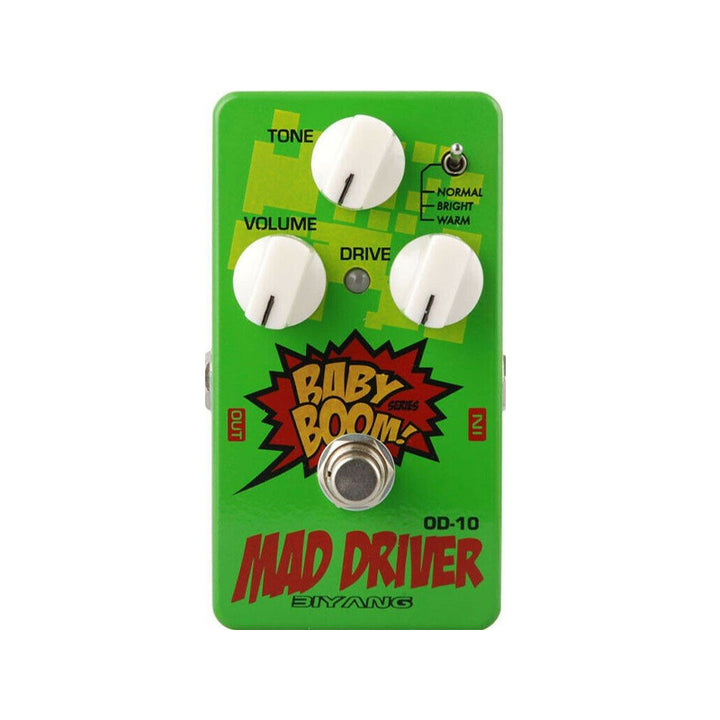 BIYANG OD-10 Baby Boom Mad Driver Effetto Overdrive a Pedale per Chitarra Usato