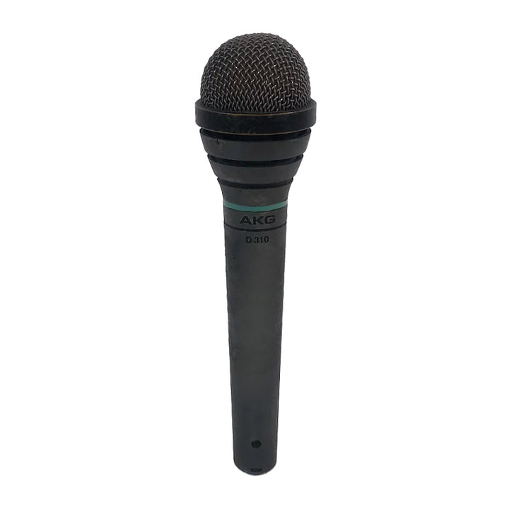 AKG D-310 Black Cardioid Dynamic Microphone 1970s Microfono per Voce e Strumenti a Fiato Vintage