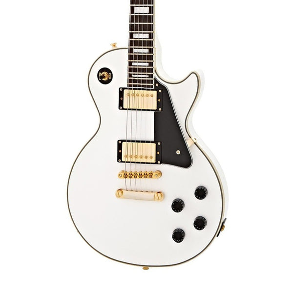 EPIPHONE Les Paul Custom Pro Alpine White Electric Guitar Usato