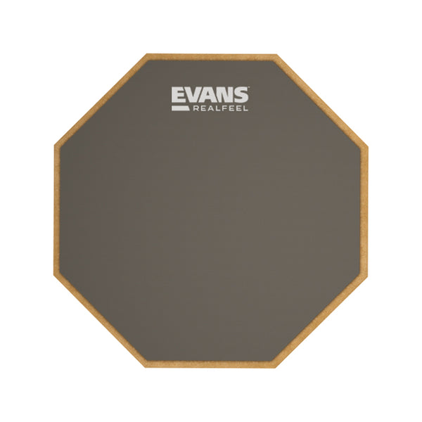 EVANS RealFeel Practice Pad 12" Sordina di Allenamento per Batteristi con Superficie in Gomma da 12"
