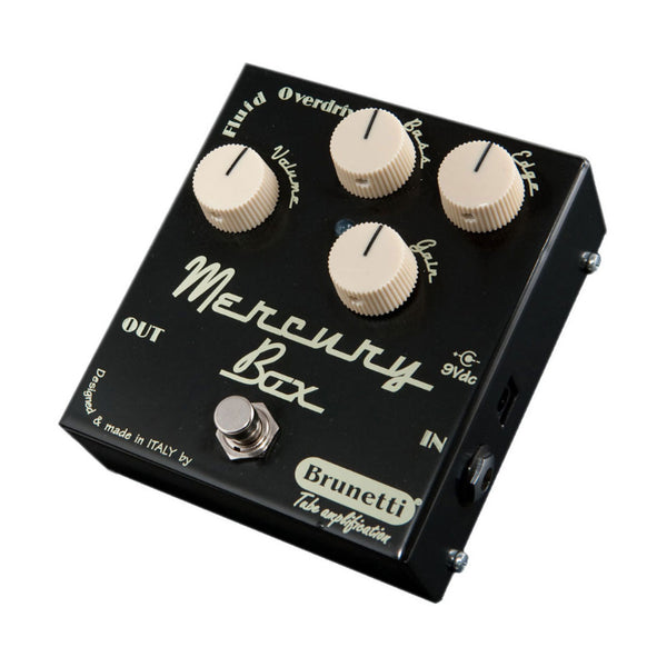 BRUNETTI Mercury Box Effetto Overdrive / Distorsore a Pedale per Chitarra con Alimentatore [Usato]