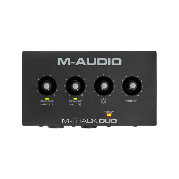 M-AUDIO M-Track Duo Interfaccia Audio USB 2 Canali con 2 Input Mic / Line / Instrument Usato