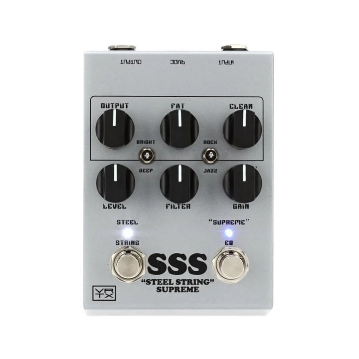 VERTEX SSS Steel String Supreme Overdrive Guitar Effect Pedal Usato