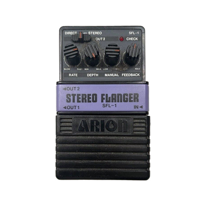 ARION SFL-1 Stereo Flanger 1980s Guitar Effect Pedal Made in Japan Vintage