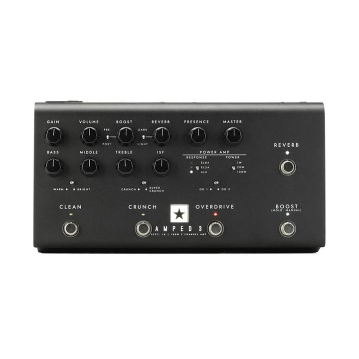 BLACKSTAR Dept. 10 Amped 3 Pedale Amplificatore High-Gain Multicanale per Chitarra 100W con Interfaccia Audio USB-C Usato