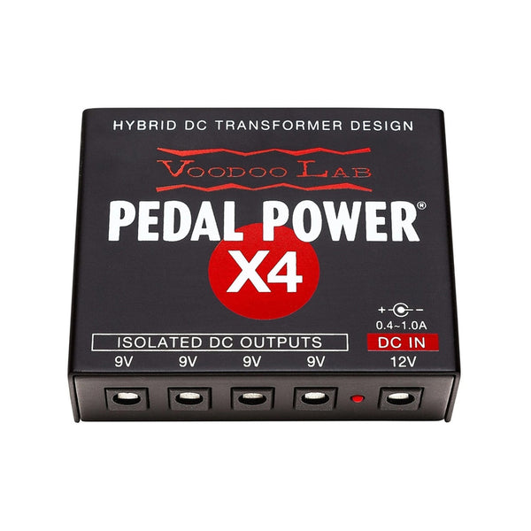 VOODOO LAB Pedal Power X4 Alimentatore Multiplo per Pedali Effetto Usato