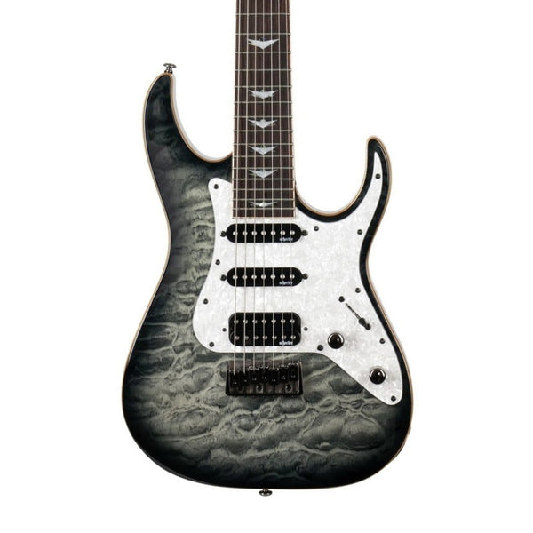 SCHECTER Banshee Extreme 7 Charcoal Burst Chitarra Elettrica a 7 Corde Usato
