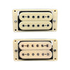 DIMARZIO Super Distortion Dual Sound/PAF 70's/80's Vintage White Pickup Set Coppia di Humbucker Neck & Bridge con Cornice per Chitarra Elettrica Made in USA Vintage