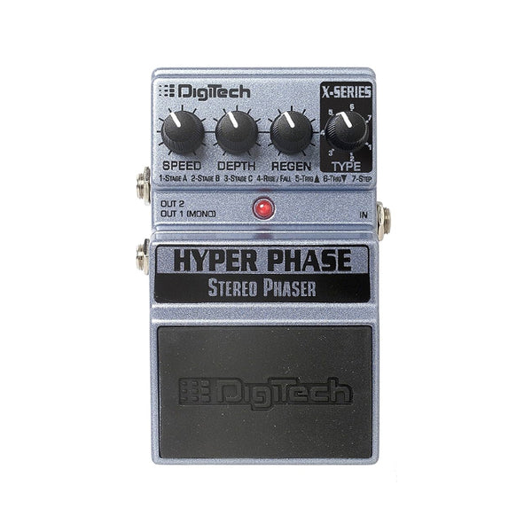 DIGITECH XHP X-Series Hyper Phase Stereo Phaser Effect Pedal Usato