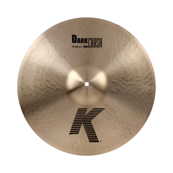 ZILDJIAN K Dark Crash Thin Cymbal 18"