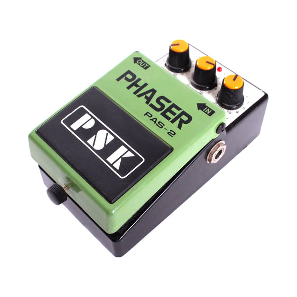 PSK PAS-2 Phaser 1980s Analog Phase Shifter Rare Guitar Effect Pedal Made In Korea Vintage