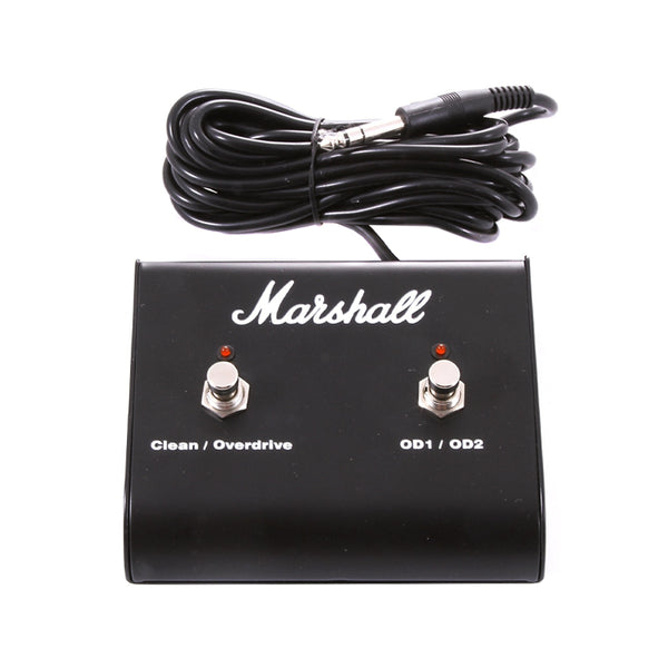MARSHALL PEDL-10013 Twin Footswitch with LEDs Clean / Overdrive - OD1 / OD2 Switch a Due Pulsanti per Amplificatore Usato