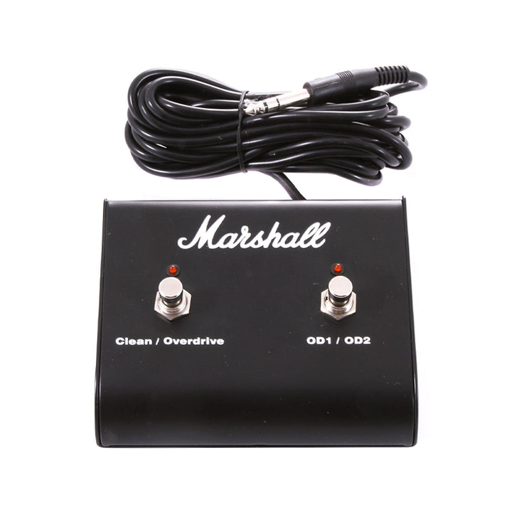 MARSHALL PEDL-10013 Twin Footswitch with LEDs Clean / Overdrive - OD1 / OD2 Switch a Due Pulsanti per Amplificatore Usato