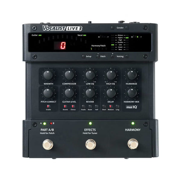 DIGITECH Vocalist Live 3 Harmonizer e Processore Effetti per Voce e Chitarra Usato