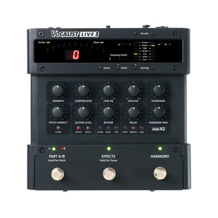 DIGITECH Vocalist Live 3 Harmonizer e Processore Effetti per Voce e Chitarra Usato