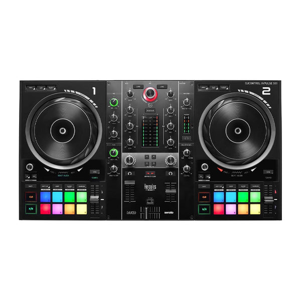 HERCULES DJ Control Inpulse 500 Controller per DJ a 2 Canali con Interfaccia Audio USB [Usato]