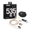 SHURE SE535 CL Auricolari ad Isolamento Acustico Trasparenti c/ Accessori [Usato]