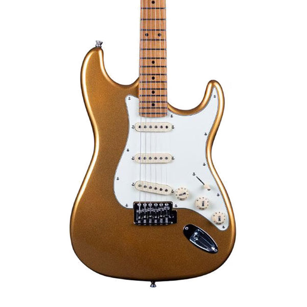 JET GUITARS JS-300 Gold ST-Style Electric Guitar Usato