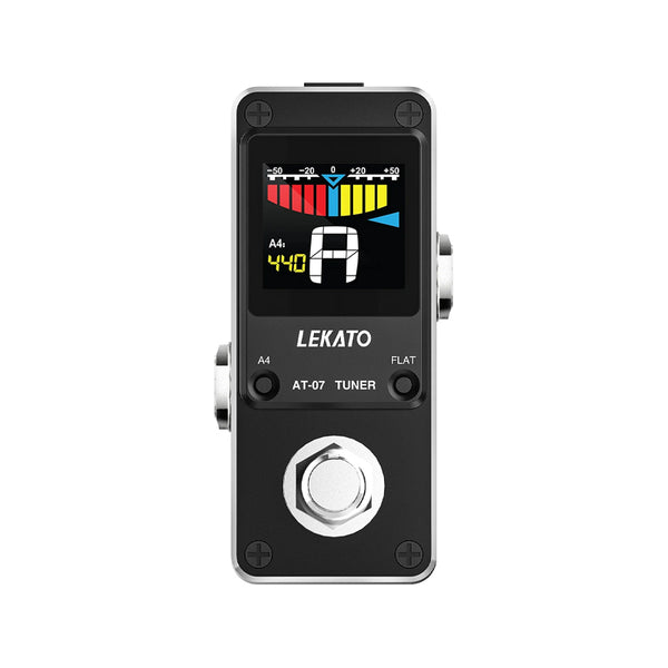 LEKATO AT-07 Chromatic Tuner Pedale Accordatore per Chitarra con Schermo LCD Usato Copia