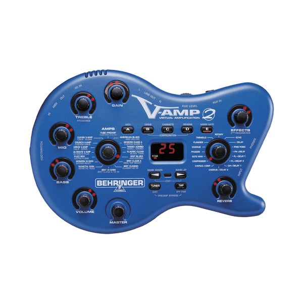 BEHRINGER V-AMP 2 Virtual Amplification Multieffetto per Chitarra Usato