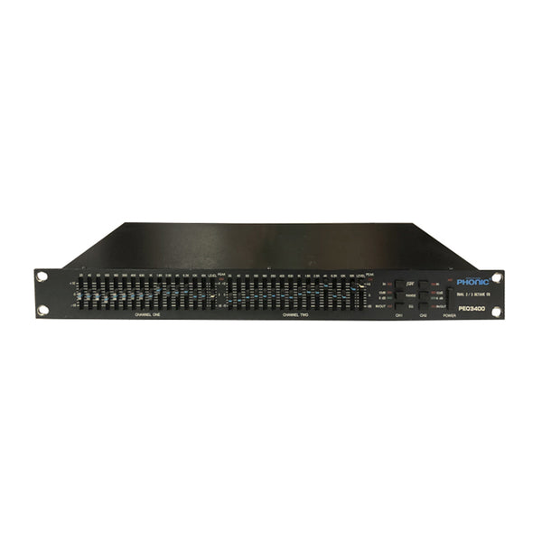 PHONIC PEQ3400 Equalizzatore Stereo con 15 Bande a Rack Usato