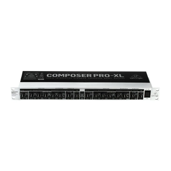 BEHRINGER MDX2600 Composer Pro-XL V2 Processore Compressore, Expander, Gate, Peak Limiter da 2 Canali con Simulazione Valvolare a Rack Usato