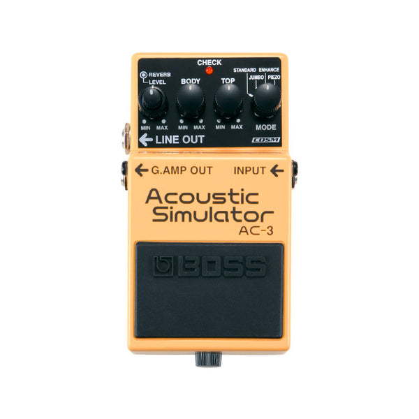 BOSS AC-2 Acoustic Simulator Guitar Effect Pedal Usato