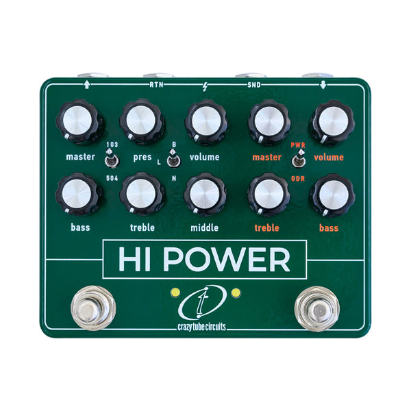 CRAZY TUBE CIRCUITS Hi-Power Effetto Boost / Overdrive a Pedale per Chitarra Usato