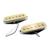 FENDER Strat Pickups Aged White Set 1987 Coppia di Pickup AlNiCo 2 Middle & Bridge per Chitarra Elettrica Tipo Stratocaster Made in Japan Vintage