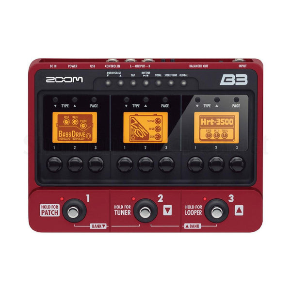 ZOOM B3 Pedaliera Multieffetto per Basso con Looper Usato