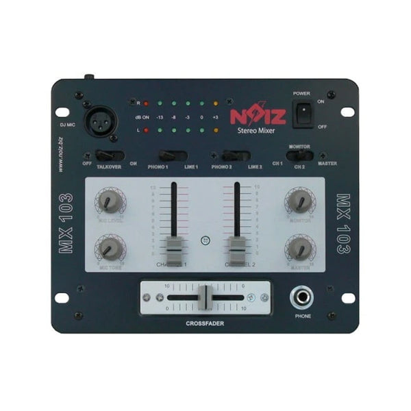 NOIZ MX 103 Mixer 3 Canali / 5 Input per DJ Usato