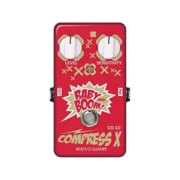 BIYANG CO-10 Baby Boom Compress X Effetto Compressore a Pedale per Chitarra Usato