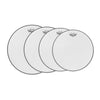 REMO Emperor White Suede Drum Head 10", 12", 14", 16" Set Pelli per Batteria Outlet