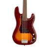 CUSTOM Precision Bass Fretless Basso Elettrico a 4 Corde Assemblato con Pezzi Fender Usato