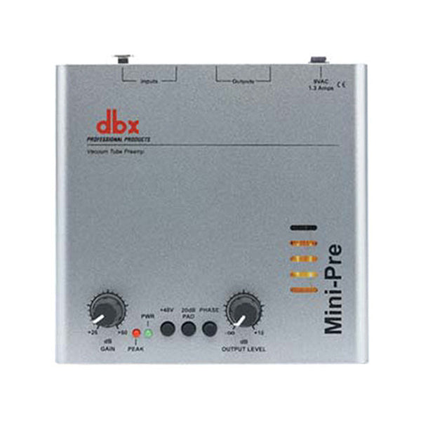 DBX Mini-Pre Vacuum Tube Mic Preamp Preamplificatore Microfonico a Valvole Usato