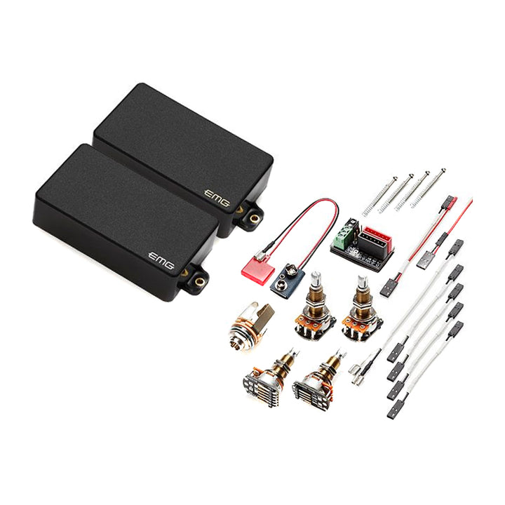 EMG Zakk Wylde Signature Set Black SS Short Shaft Active Humbucker Pickups Neck & Bridge Kit for Guitar Usato