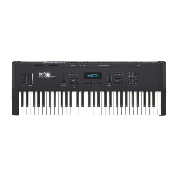 YAMAHA SY-55 Music Synthesizer 1990s Sintetizzatore, Campionatore e Sequencer Polifonico a 16 Voci con 61 Tasti Dinamici (Guasto) [Vintage]