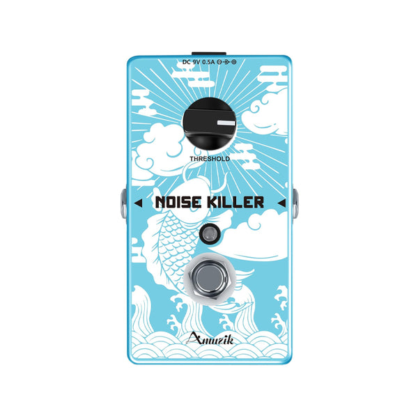 AMUZIK Noise Killer Effetto Noise Gate Soppressore del Rumore a Pedale per Chitarra e Basso Usato