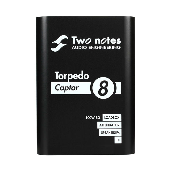 TWO NOTES Torpedo Captor 8 Attenuatore di Potenza Reattivo e Direct Box 8 Ohm 100W