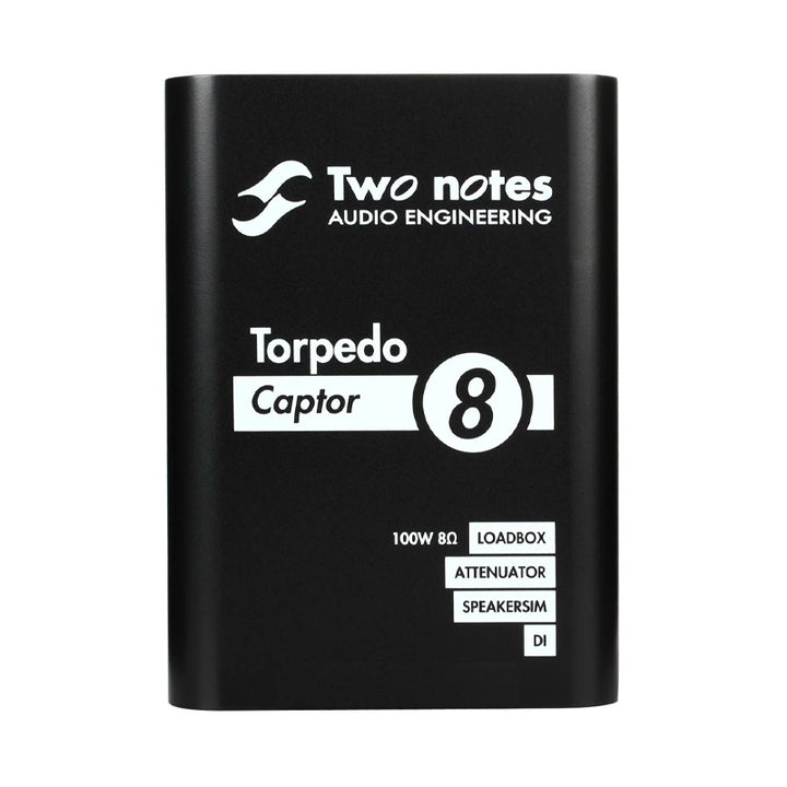 TWO NOTES Torpedo Captor 8 Attenuatore di Potenza Reattivo e Direct Box 8 Ohm 100W
